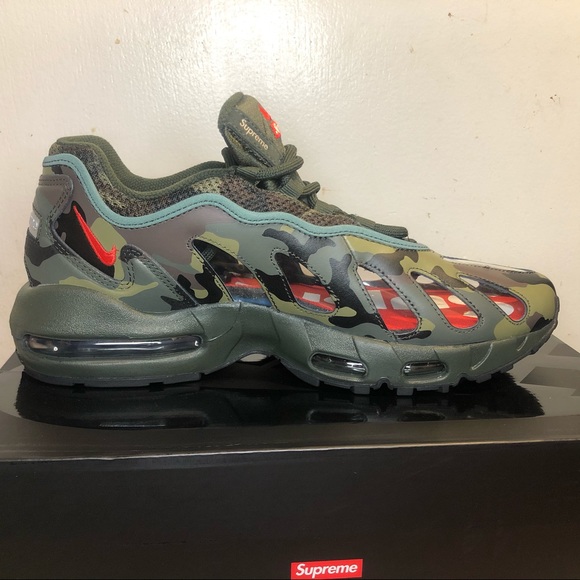 Supreme x Nike Air Max 96 'Camo' Sz 10 CV7652-300 - Picture 4 of 10